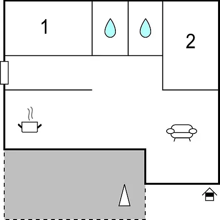 Beautiful In With Kitchen Apartment *
